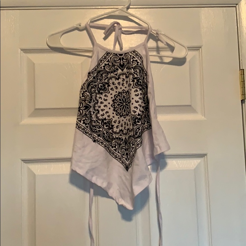 💋 Bandanna tie top